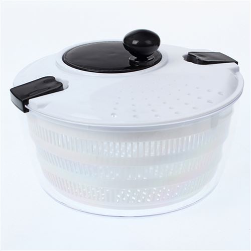 Essoreuse à salade avec clips - Gris