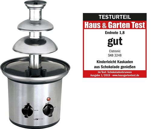 Clatronic Inox Skb 3248 Fontaine À Chocolat 170 W Acier