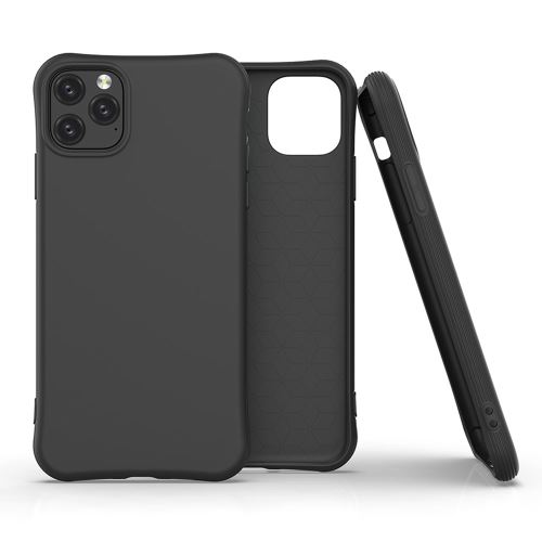 Coque en TPU une seule couleur ultra-mince noir pour votre Apple iPhone 11 Pro 5.8 pouces