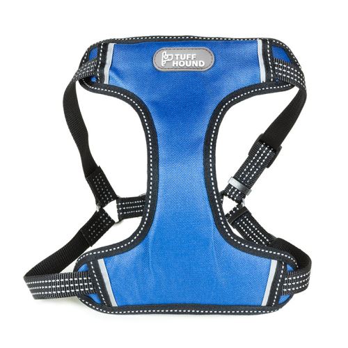 Meilleurs prix pour Harnais TUFFHOUND Durable Réfléchissant pour chien - Bleu (Taille: S)