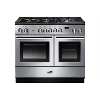 Piano de cuisson  FALCON  gamme  PROFESSIONAL + FX, Table Gaz 5 foyers 100 cm, 2 Fours Multifonction portes abattantes, 1 tiroir