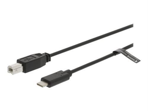 Valueline VLCP60650B30 Câble USB 2.0 Type-c Mâle - B Mâle 3 M Noir