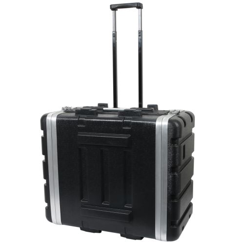 Innox ABS-19-6UT flight case double porte à roulettes en ABS 19 pouces, 6 U