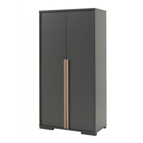 Vipack London Armoire 2 Portes Anthracite - Image 3
