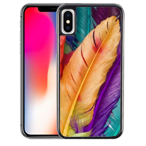 Coque pour iPhone XS plumes