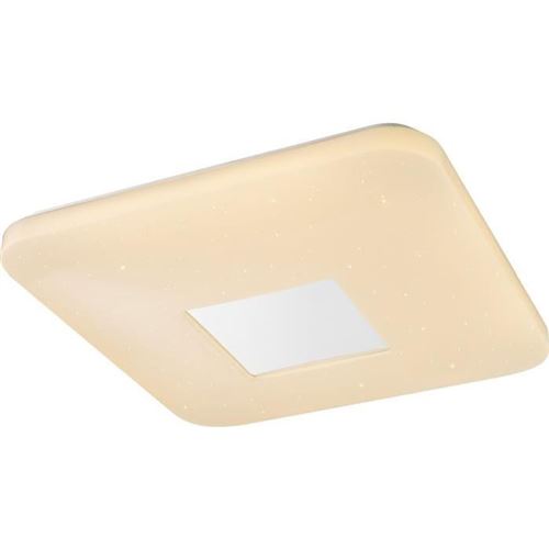 Plafonnier led en métal 6,5x43,5x43,5cm blanc globo lighting 41337-24