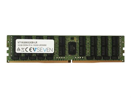 V7 v71920032gb-lr server ddr4 module de mémoire 32go (2400mhz, cl15, pc4-19200, 288pin, 1.2v, registered ecc, load reduced)