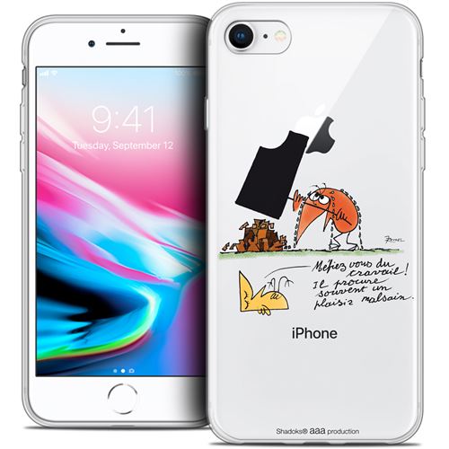Coque Gel Apple iPhone 7 (4.7 ) Extra Fine Les Shadoks® - Le Travail