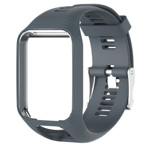 Bracelet en silicone pour TomTom Runner 2/3 - Gris