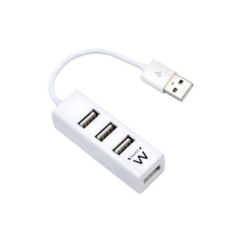 Hub USB Ewent EW1122 Blanc
