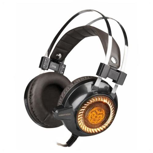 Casque avec microphone de jeu Iggual KAIMATACHI Marron Orange