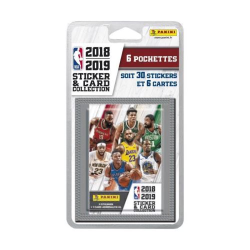 NBA 2018 2019 Stickers - Blister de 6 pochettes