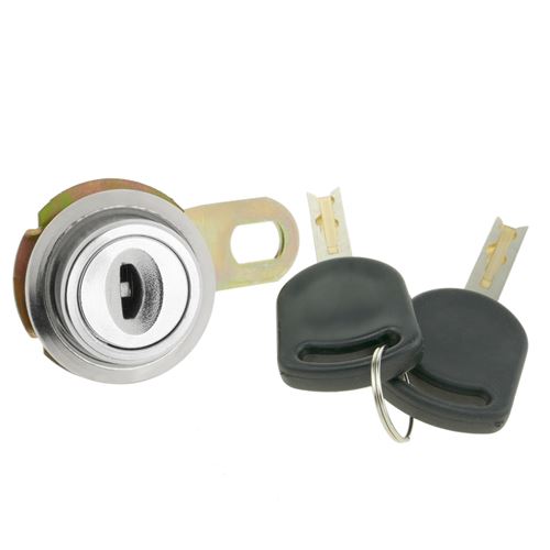 Serrure à came batteuse barillet 17mm x M18 avec clé crescent