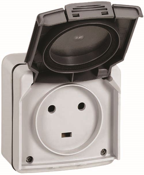 Legrand Prise 2P+T 20 A en saillie Plexo