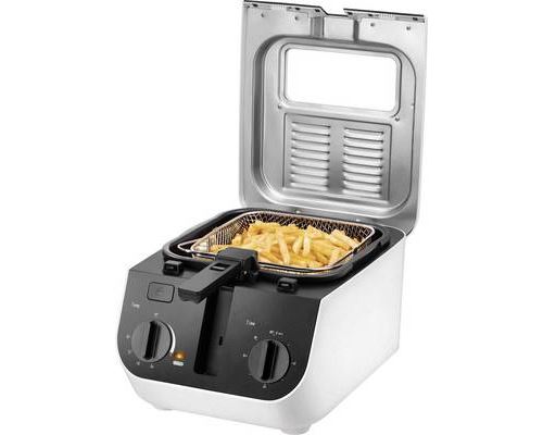 UNOLD 58625 - Friteuse - 2.5 litres - 2 kWatt - blanc/noir
