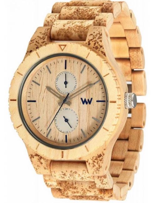 WEWOOD Kean Stone Beige - Montre homme en bois