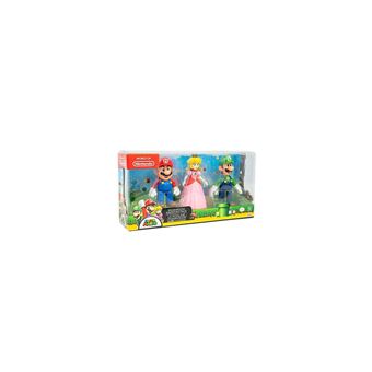 Diorama de 3 figurines Nintendo Mario Mushroom
