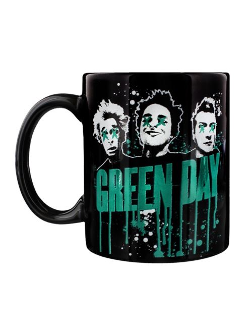 Green Day Tasse Drips Boxed noir