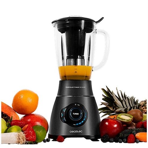 Bol mixeur Cecotec Power Black Titanium 1800 Smart 2,1 L 1800W