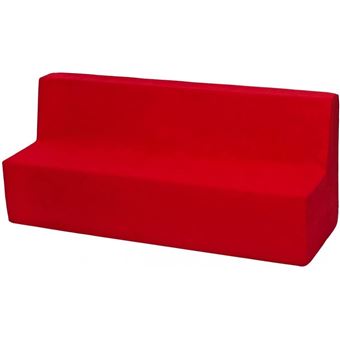 Canapé jeu confort repos rouge - 1
