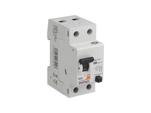 Non Communiqué Debflex Interrupteur Différentiel Debflex 40 A Type A