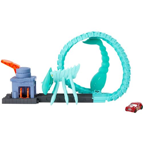 Mattel GTT67 - ot Wheels City Scorpion Attaque toxique avec looping articulé