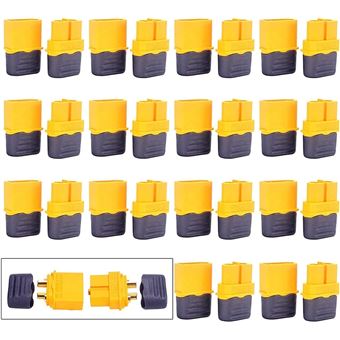 CSPARKV Lot de 10 Paires de connecteurs d'alimentation BNC/DC mâles et