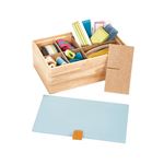 Boîte de rangement en bois - 25 cm x 15 cm x 9 cm - Prym(...) - Marron
