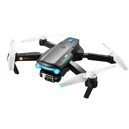 Drone télécommandé S98 avec caméra unique 4K Autonomie de la batterie : 15 min Noir