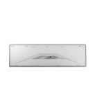 CHERRY KW 9100 SLIM - Clavier - sans fil - 2.4 GHz, Bluetooth 4.0 - AZERTY - Français Belgique - commutateur : CHERRY SX - argent, blanc