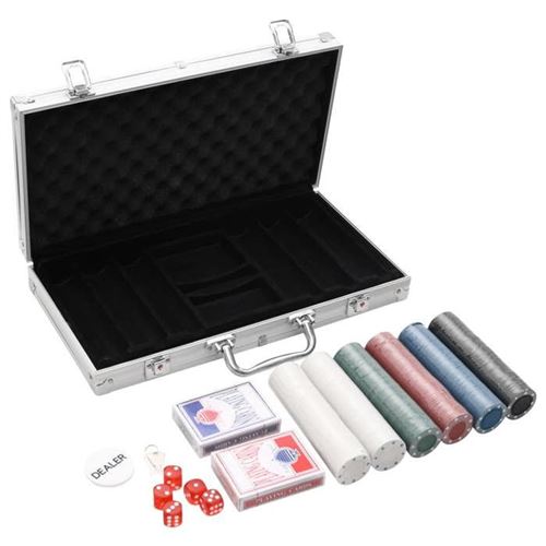 Vidaxl Jeu De Jetons De Poker - 300 Pcs - Image 3