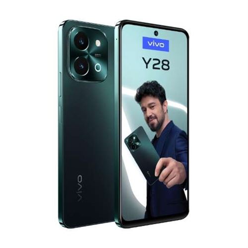 Smartphone Vivo Y28 vert 6.68 RAM 8 Go stockage 256 Go
