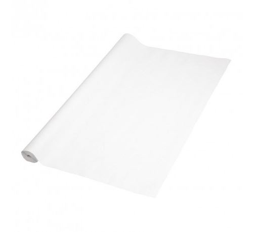 Rouleau de nappe en papier damas blanc - 50 m x 1,2 m - Papier1200