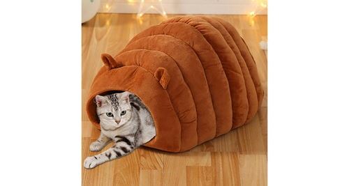 Comparer les prix de Nouveau mode chenil fermé chien chat litière pour animaux de compagnie sommeil profond litière pour chat lit de couchage