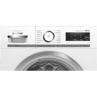 Siemens iQ700 WT47XK90FR - Sèche-linge - largeur : 59.8 cm - profondeur : 65.1 cm - hauteur : 84.2 cm - chargement frontal - blanc