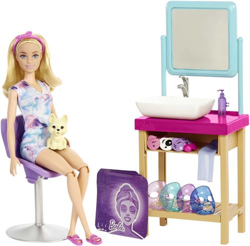 Barbie - Coffret masque de beaute - Blonde