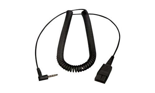 Jabra Quick Disconnect QD to 3.5mm Jack Coiled Cord for Apple MacBook