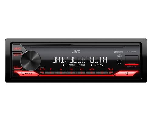 Récepteur Multimédia de Voiture JVC KD-X282DBT Noir 200 W Bluetooth