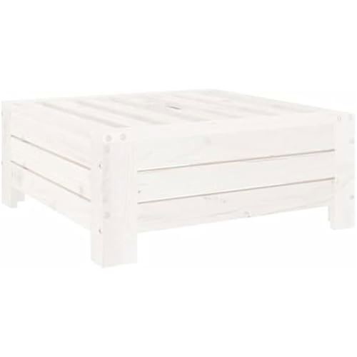 Couvercle de base de parasol blanc bois massif de pin Vidaxl