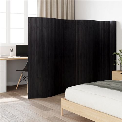 Non Communiqué Noir Vidaxl Cloison De Séparation 165X800 Cm Bambou, Écran De Séparation De Pièces, Séparation De Bureaux, Écran De Séparation, Séparation De Pièces