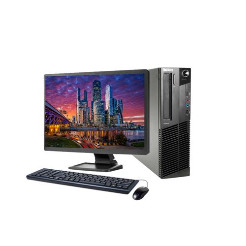 Unité centrale Lenovo M91p SFF - Core i5 - RAM 8Go - HDD 250Go - Windows 10 - Ecran 22 - Reconditionné