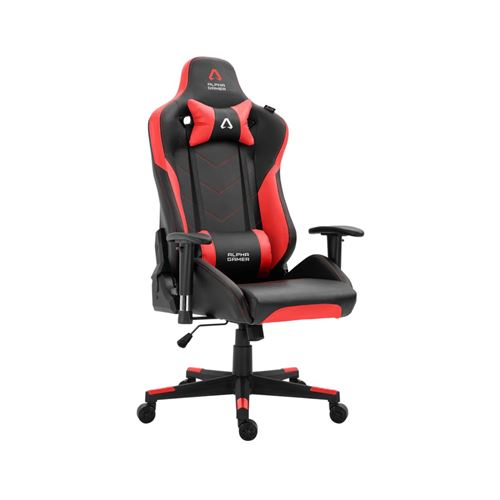 Alpha Gamer Zeta Si&egrave;ge De Jeu Sur Pc Si&egrave;ge Rembourr&eacute; Noir, Rouge
