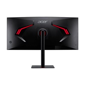 Acer Nitro XV345CUR V3bmiphuzx - XV5 Series - écran LED - jeux - incurvé - 34" - 3440 x 1440 UWQHD @ 180 Hz - VA - 300 cd/m² - 4000:1 - HDR10 - 0.5 ms - HDMI, DisplayPort, USB-C - haut-parleurs - noir