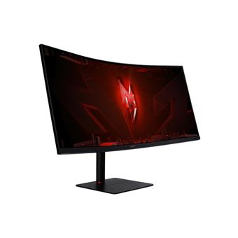 Acer Nitro XV345CUR V3bmiphuzx - XV5 Series - écran LED - jeux - incurvé - 34" - 3440 x 1440 UWQHD @ 180 Hz - VA - 300 cd/m² - 4000:1 - HDR10 - 0.5 ms - HDMI, DisplayPort, USB-C - haut-parleurs - noir