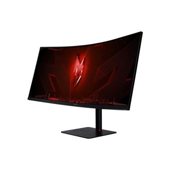 Acer Nitro XV345CUR V3bmiphuzx - XV5 Series - écran LED - jeux - incurvé - 34" - 3440 x 1440 UWQHD @ 180 Hz - VA - 300 cd/m² - 4000:1 - HDR10 - 0.5 ms - HDMI, DisplayPort, USB-C - haut-parleurs - noir