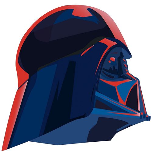 Komar "Wandtattoo - Star Wars Cover Up - Größe 125 x 125 cm" Comic  bedruckt glatt
