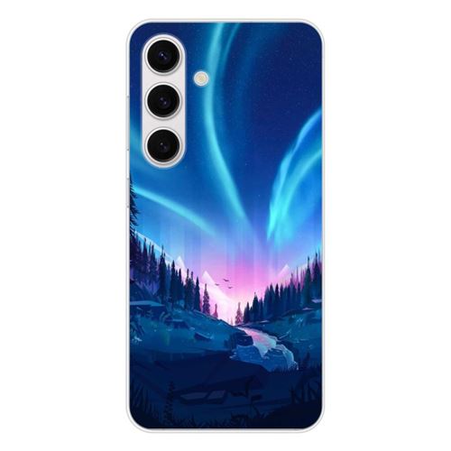 Coque en silicone - Compatible Samsung Galaxy S25 - design tombee de nuit