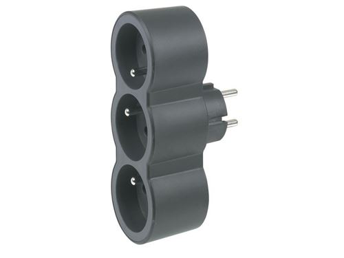 HELMO Splitter 3x2P+Z avant noir/graphite 049434 - Image 4