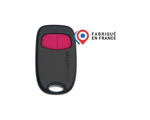 Non Communiqué Fuchsia Télécommande 2 Canaux - Scs Sentinel - Simplycontrol - Portée 40M, Fréquence 433.92 Mhz, Pile Lithium Cr2032 Incluse