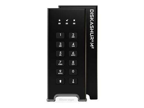 iStorage diskAshur M² - SSD - gecodeerd - 500 GB - extern (draagbaar) - USB 3.2 Gen 1 - 256-bit AES-XTS, FIPS 197 PUB, FIPS 140-3 Level 3 - TAA Compliant
